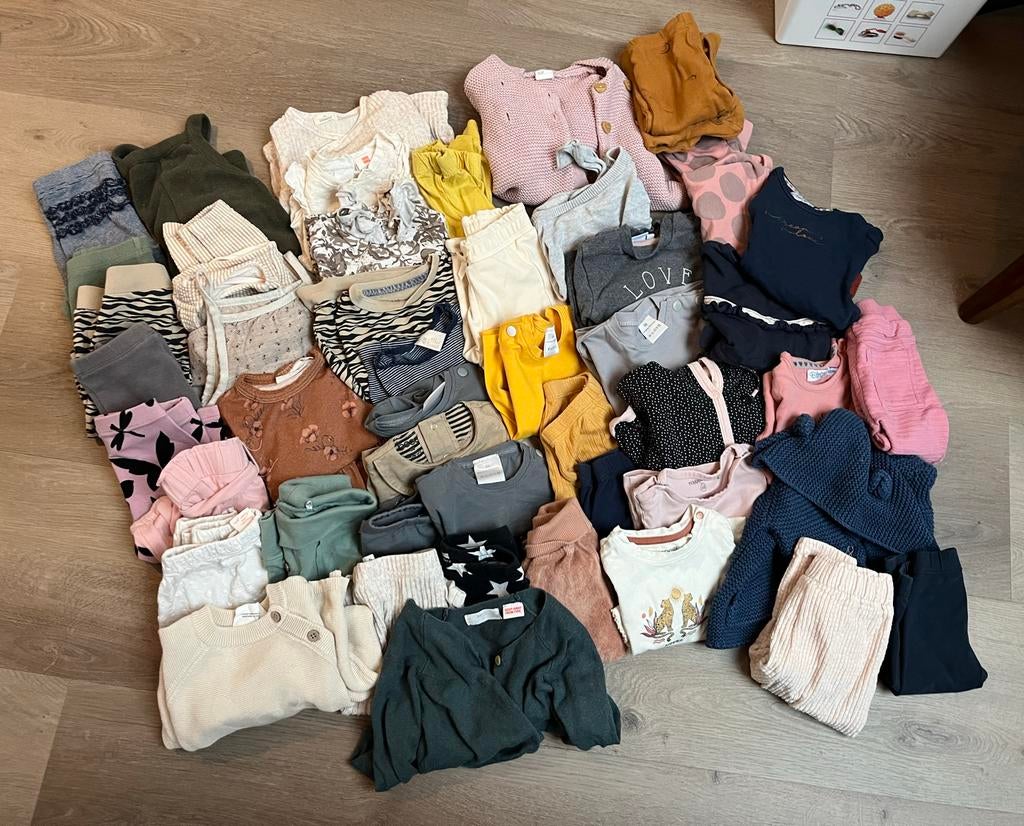 Kledingpakket maat 68 - 49 stuks!, Ophalen of Verzenden, Gebruikt, Maat 68