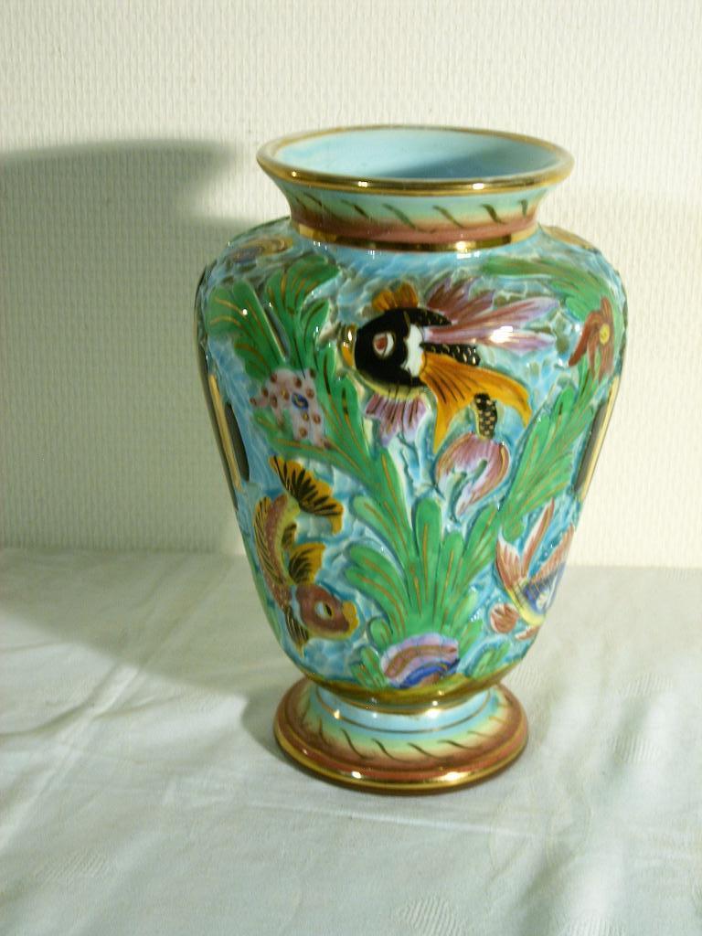 Keramische vaas van Cerart Monaco, Huis en Inrichting, Woonaccessoires | Vazen, Gebruikt, Overige kleuren, Minder dan 50 cm, Aardewerk of Porselein