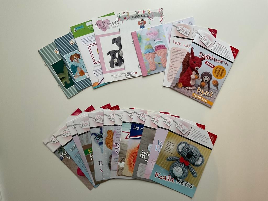 20 patronenboekjes van oa CuteDutch en Scheepjes, Ophalen of Verzenden, Nieuw, Haken, Patroon of Boek