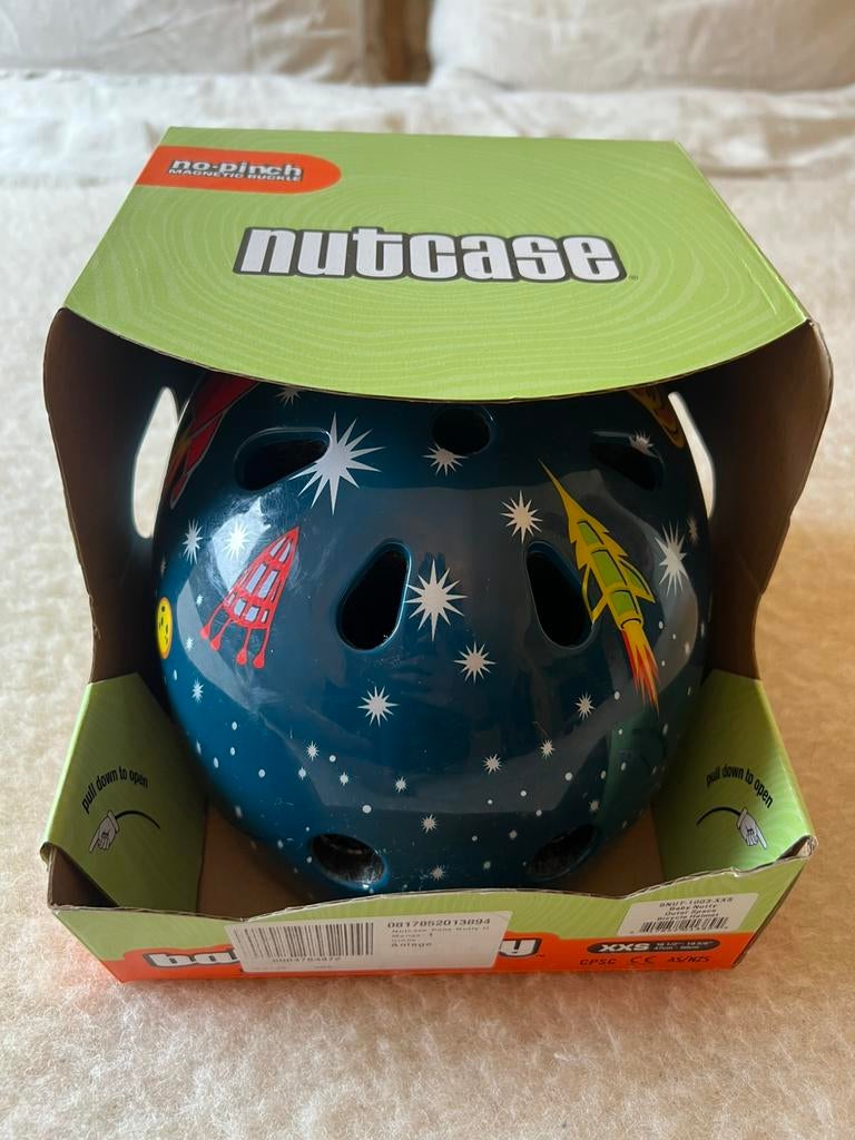 Nutcase baby nutty fietshelm XXS outer space, Ophalen of Verzenden, Zo goed als nieuw, Jongen of Meisje