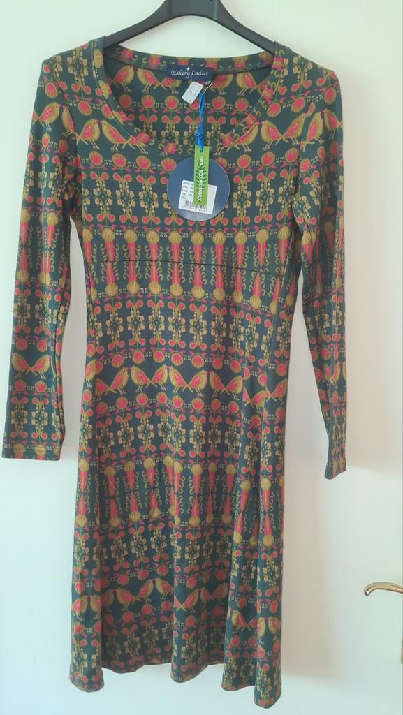 Nieuwe jurk dress 'Oilily' 34 XS Bakery Ladies retro katoen, Blauw, Nieuw, Ophalen of Verzenden, Bakery Ladies