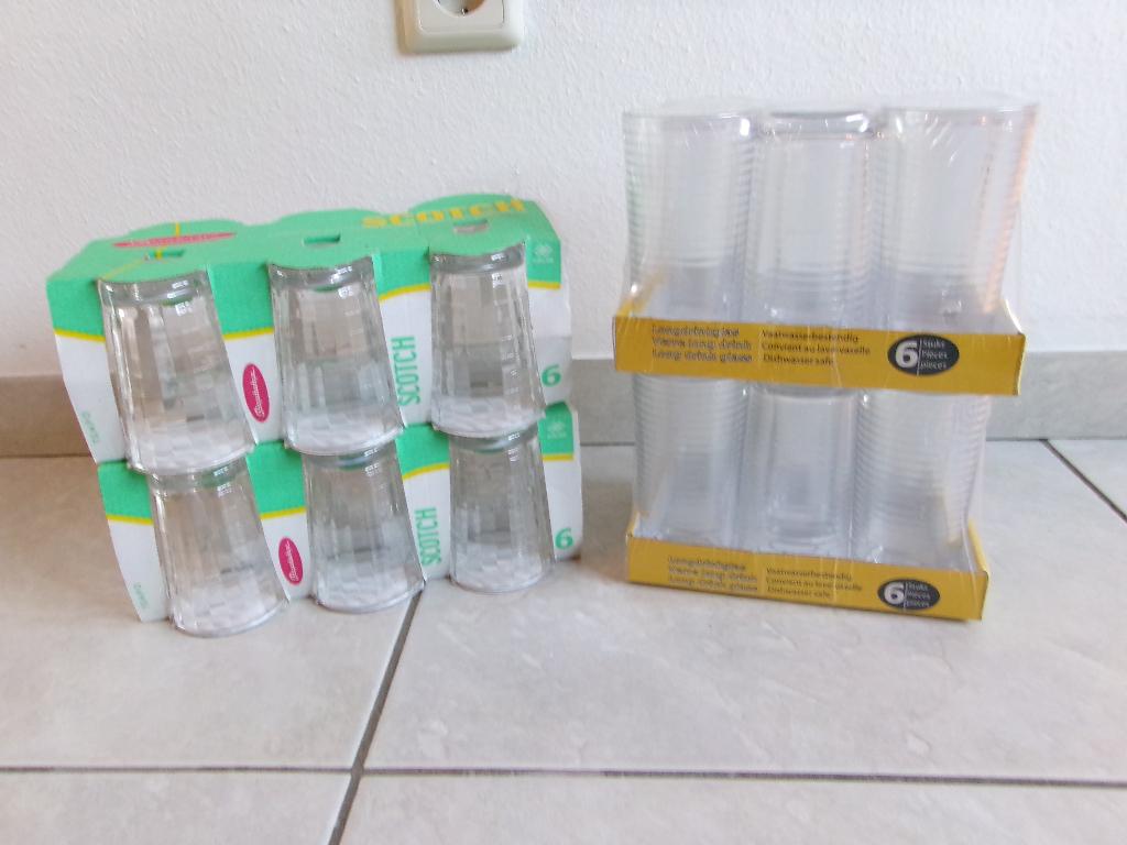 nieuwe frisdrank glazen 24 stuks, Huis en Inrichting, Keuken | Servies, Glas of Glazen, Nieuw, Ophalen of Verzenden, Glas