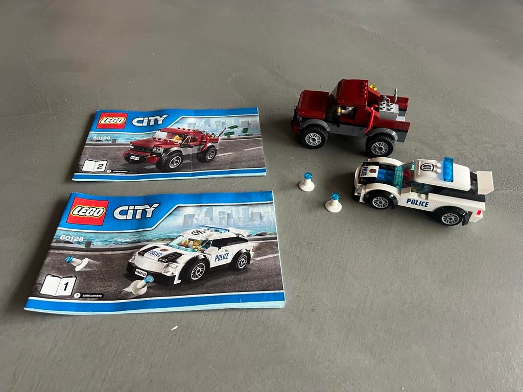 LEGO City Achtervolging 60128, Kinderen en Baby's, Speelgoed | Duplo en Lego, Ophalen of Verzenden, Gebruikt, Complete set, Lego