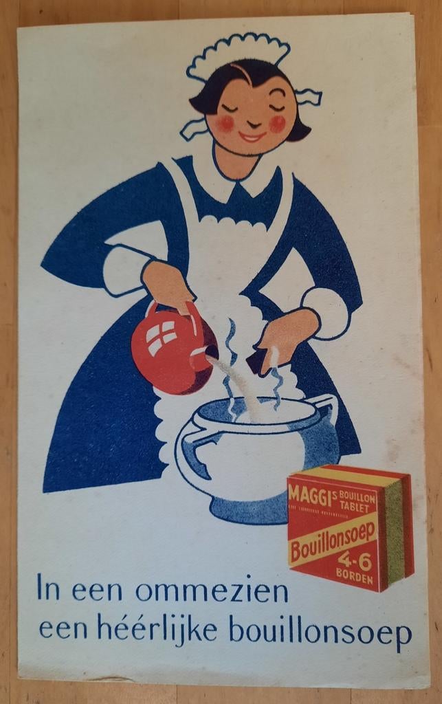 MAGGI'S BOUILLONSOEP- FOLDER, Ophalen of Verzenden, Overige typen