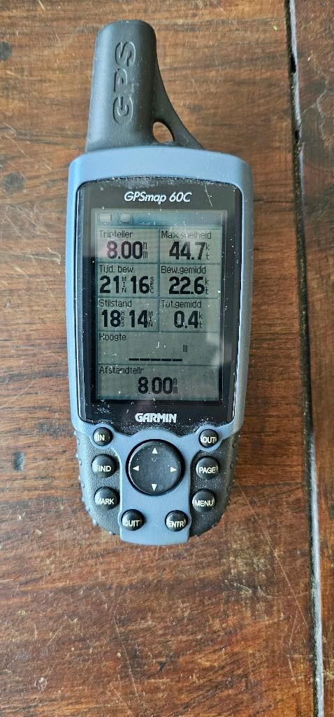 Garmin gps 60c, Ophalen of Verzenden, Gebruikt, Afstand