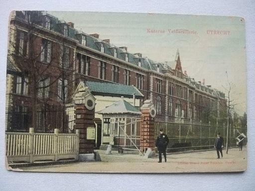 P106 Utrecht - Kazerne Veldartillerie - 1912, Verzenden, Voor 1920, Gelopen, Utrecht