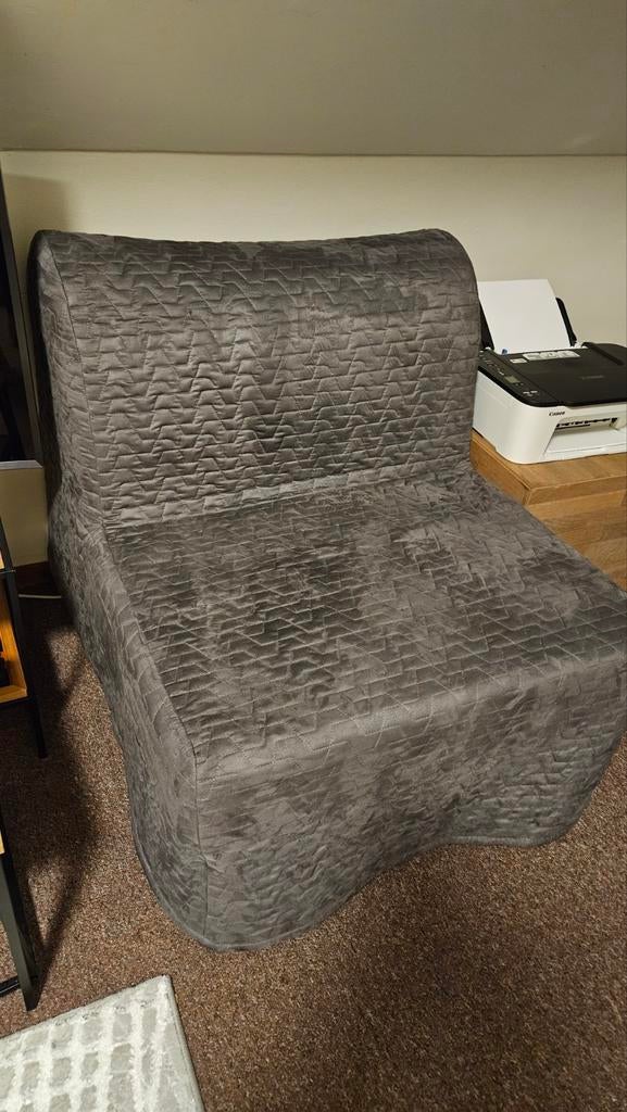 IKEA LYCKSELE slaapstoel / fauteuil-bed – goede staat, Huis en Inrichting, Slaapkamer | Slaapbanken, Ophalen, Eenpersoons