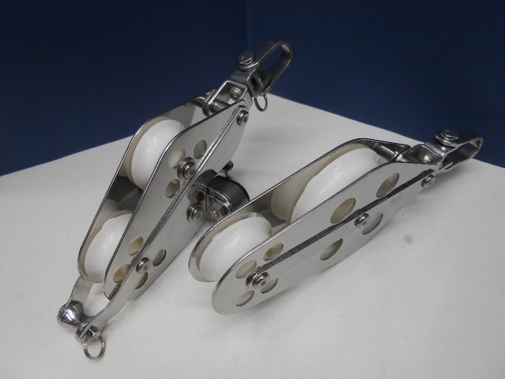 Blokken Katrollen voor Grootschoot Talie Neerhaler 8 - 11 mm, Watersport en Boten, Accessoires en Onderhoud, Ophalen of Verzenden