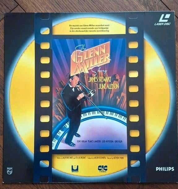 Glenn Miller Story LaserDisc, Alle leeftijden, Ophalen of Verzenden, Zo goed als nieuw, Komedie