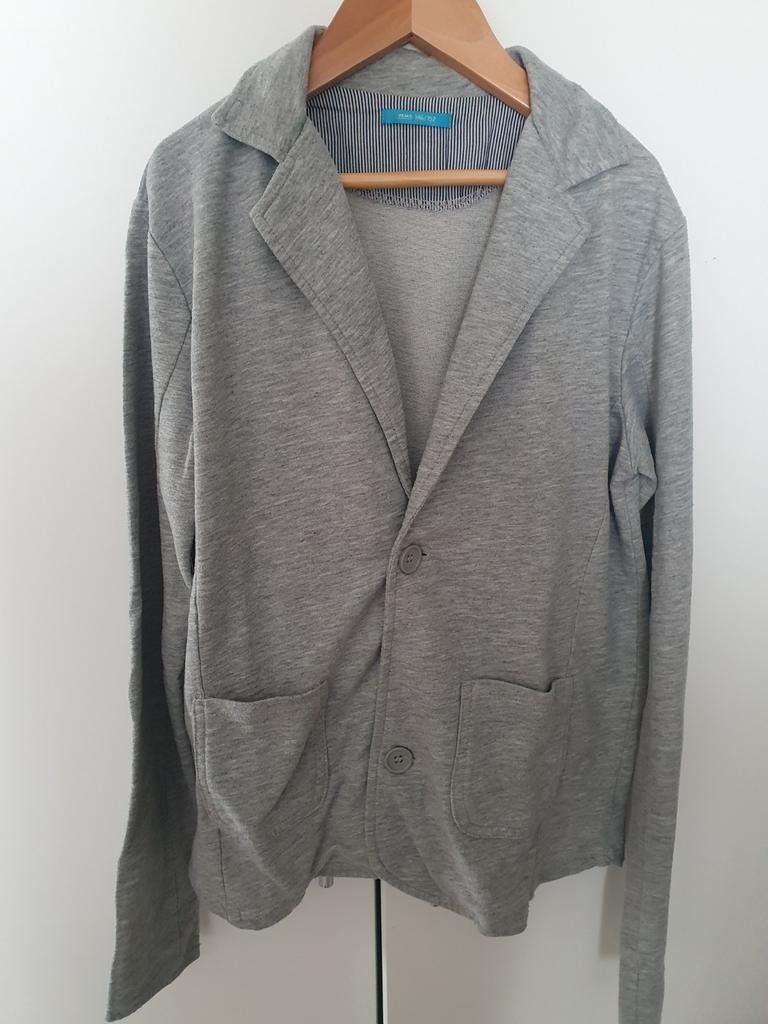 Grijs colbert vestje Hema 146/152, Kinderen en Baby's, Kinderkleding | Maat 146, Ophalen of Verzenden, Zo goed als nieuw, Jongen