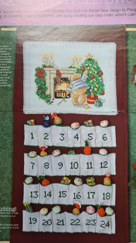 Baxter beer advent kalender Kerst borduurpatroon, Ophalen, Nieuw, Handborduren, Patroon