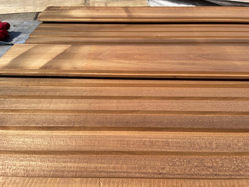 Blokprofiel Rabat Ayous 31 stuks 305cm, Ophalen, Planken, Nieuw, Hardhout