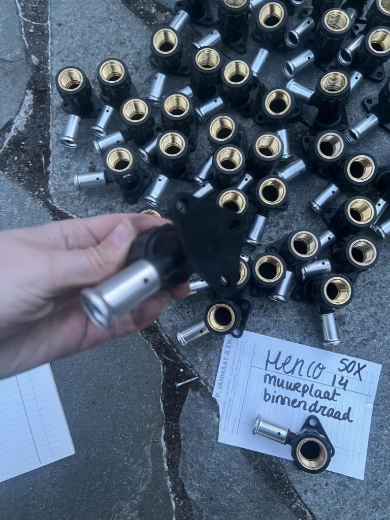 Henco muurplaten 14mm l 50 stuks, Overige materialen, Minder dan 20 mm, Overige typen, Nieuw