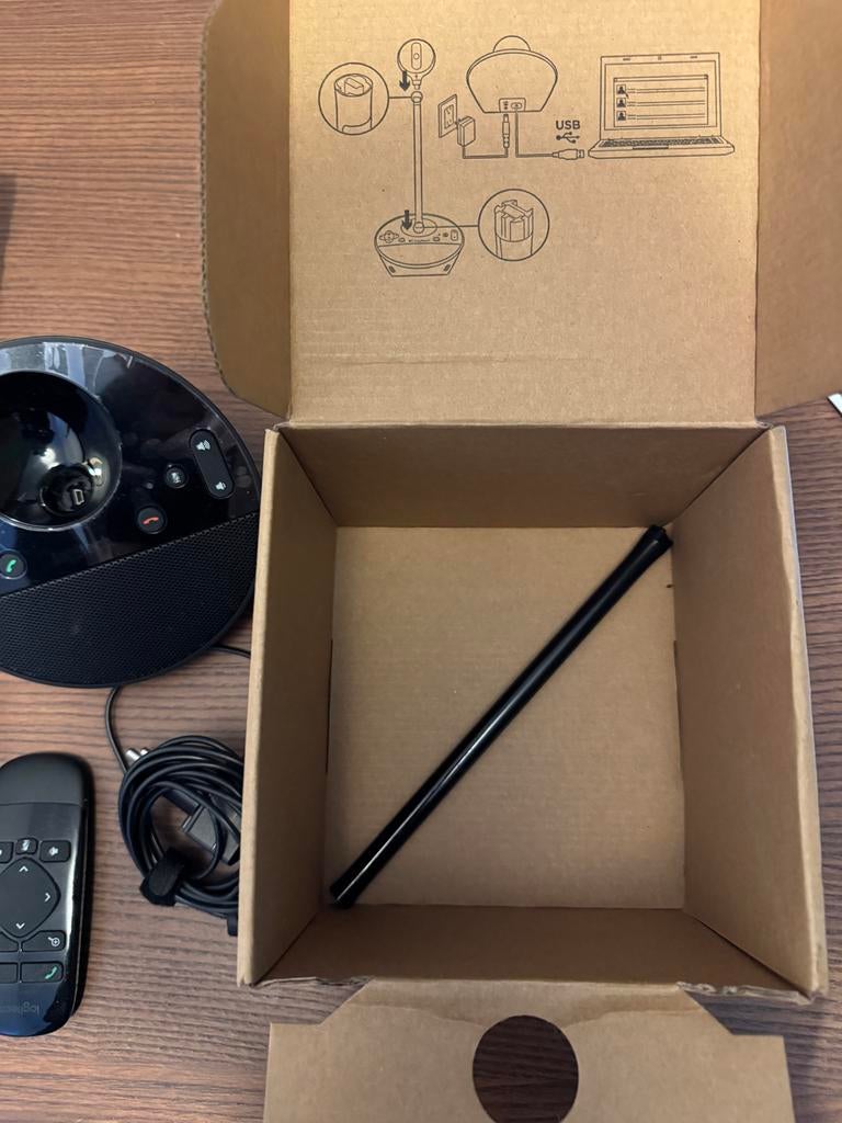 Logitech BCC950 Conference Cam - Perfect voor vergaderingen!, Computers en Software, Webcams, Zo goed als nieuw, Bedraad, ChromeOS