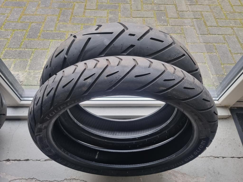 Nette set Metzeler Tourance Next 2 120-70-19 & 170-60-17, Motoren, Onderdelen | Overige, Ophalen of Verzenden, Gebruikt