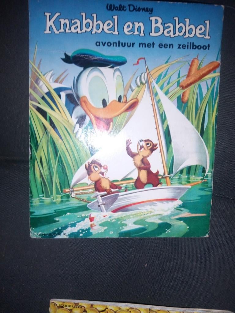 (Donald Duck)Knabbel en Babbel avontuur met een zeilboot, Ophalen of Verzenden, Gelezen, Walt Disney