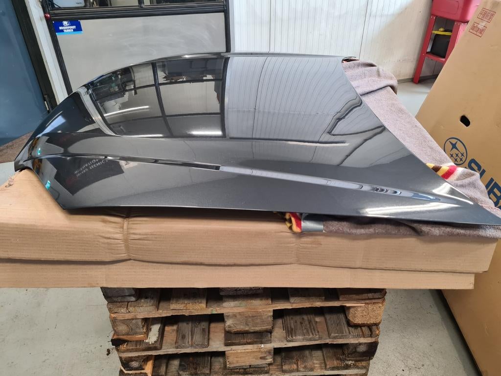 subaru legacy BP 03-09 motorkap dark grey metallic oem, Ophalen, Gebruikt, Subaru, Motorkap