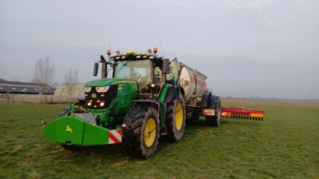 John deere 6215 r met kaweco double twin shift mesttank tank, Zakelijke goederen, Ophalen, Beregening en Drainage