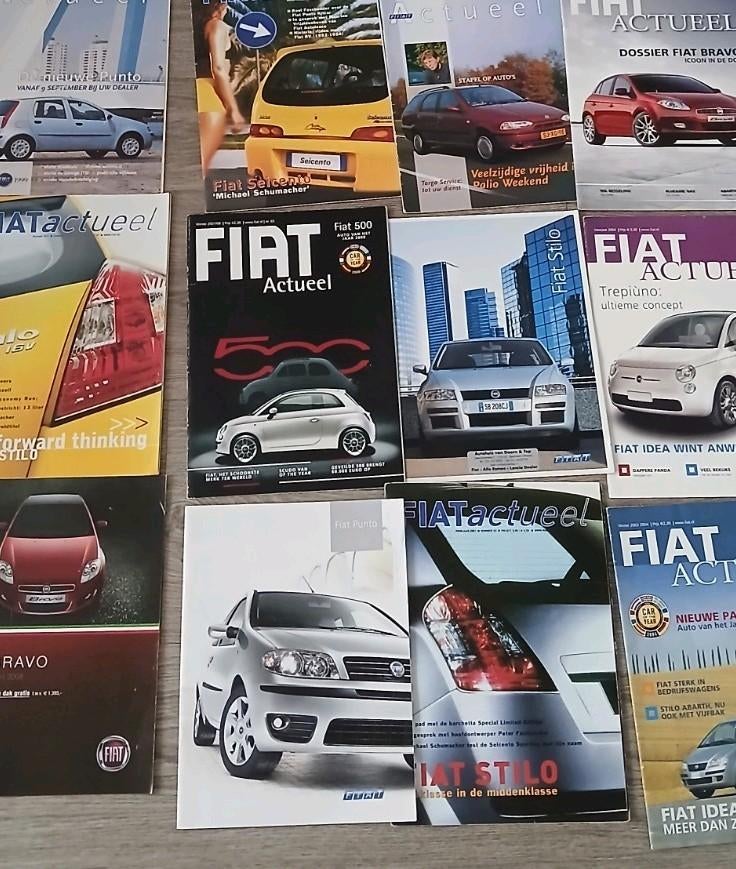 Fiat tijdschirten, Ophalen of Verzenden