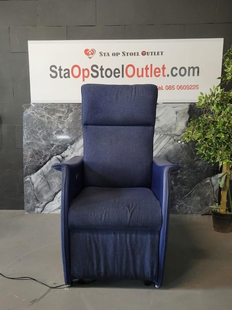 Staopstoel Easysit Indigoblauw XL-zithoogte, Minder dan 75 cm, Ophalen of Verzenden, Zo goed als nieuw, Stof