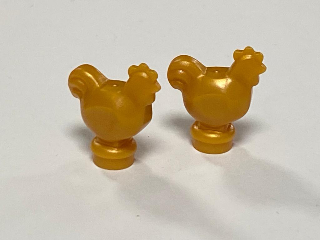 Partij Lego 2x nieuwe kip / chicken in diverse kleuren, Ophalen of Verzenden, Nieuw, Losse stenen, Lego