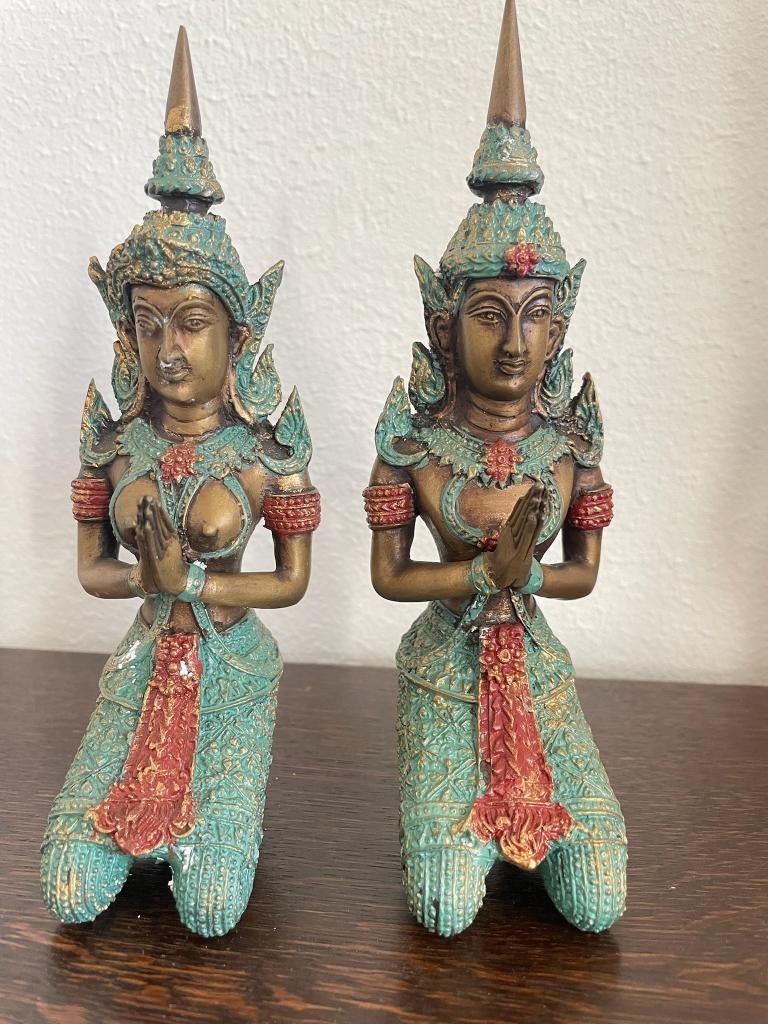 Thaise tempelwachters Thepanom brons, Huis en Inrichting, Ophalen of Verzenden