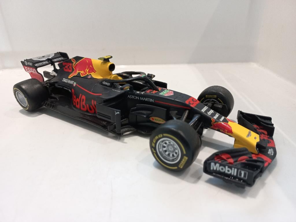 Max Verstappen 2018 Red Bull Jumbo 1:24 Bburago 97, Ophalen of Verzenden, Zo goed als nieuw, Auto, Bburago