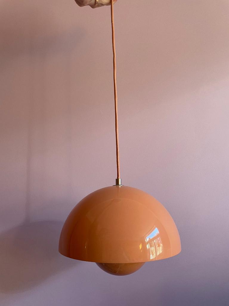 &Tradition FlowerPot VP1 hanglamp – lichtroze, Huis en Inrichting, Lampen | Hanglampen, Zo goed als nieuw, Minder dan 50 cm, Ophalen