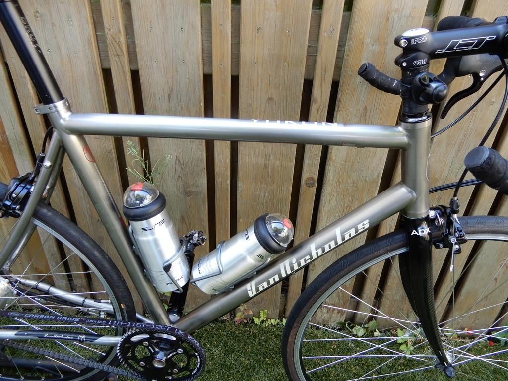 Van Nicholas Yukon Titanium Trekkingfiets 54 Cm Rohloff+Riem, Titanium, 28 inch, Heren, Ophalen of Verzenden