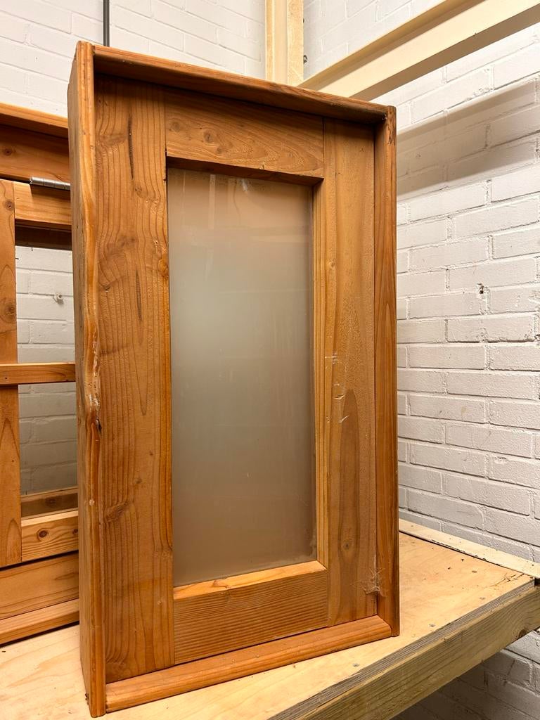 2x Houten Overkapping Ramen - Verschillende Maten, Doe-het-zelf en Verbouw, Kozijnen en Schuifpuien, 75 tot 150 cm, Gebruikt, Raamkozijn