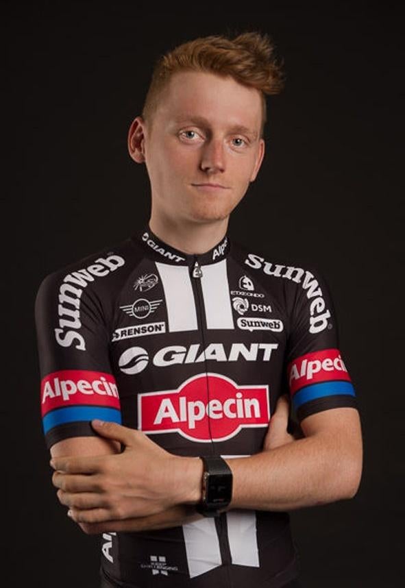Wielertrui/wielershirt GIANT ALPECIN–SAM OOMEN + naam, Ophalen of Verzenden, Overige typen