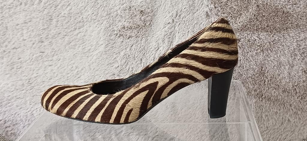 Prachtige dierenprint pumps, Fred de la Bretoniere   mt. 41, Pumps, Fred de la Bretoniere, Beige, Ophalen of Verzenden