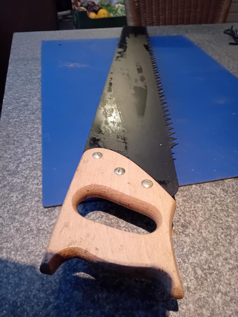 Nieuwe Yton/gasbeton zware handzaag / geharde punten., Ophalen of Verzenden, Gebruikt