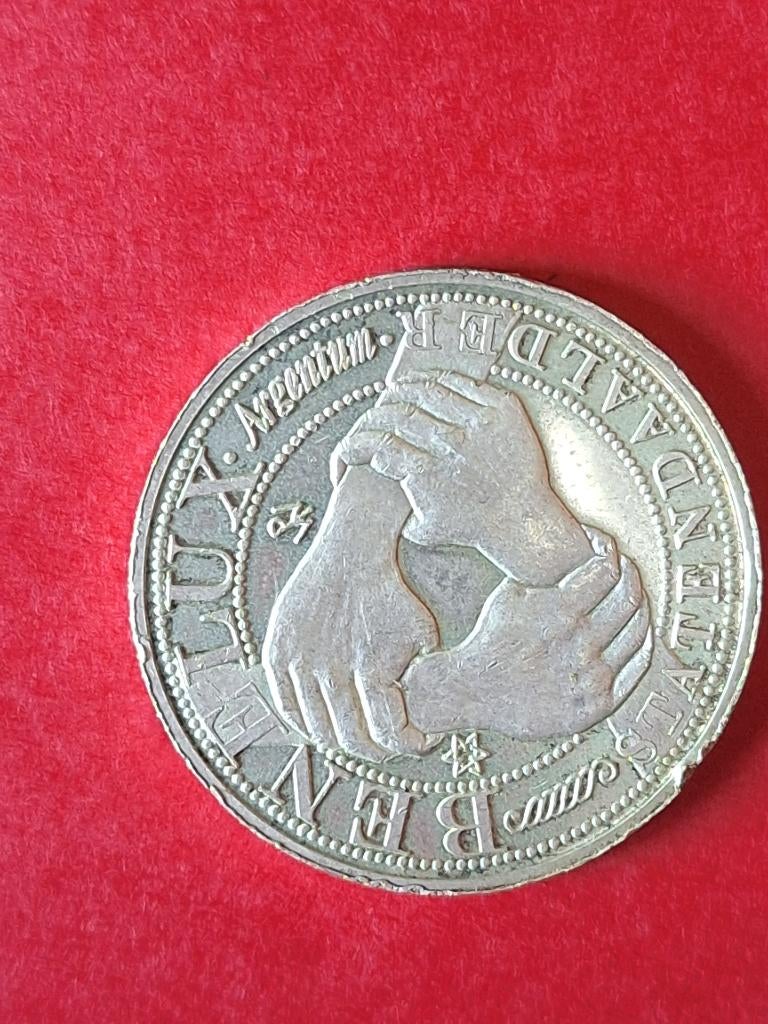 Zilveren Benelux Statendaalder 1979 - Argentum - 925 Zilver, Ophalen of Verzenden, Zilver