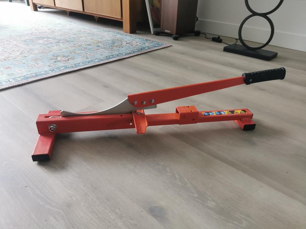 Laminaatsnijder, Ophalen