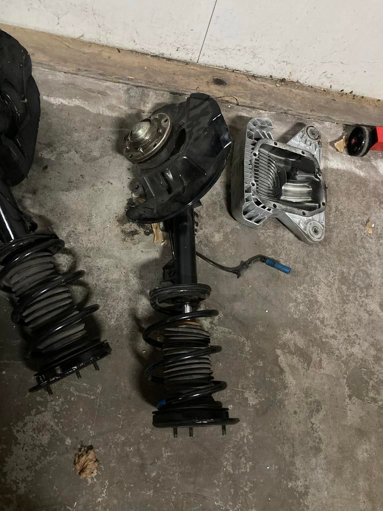 Complete voorpoten BMW M3 E46 - Gebruikt, Ophalen, Gebruikt, BMW