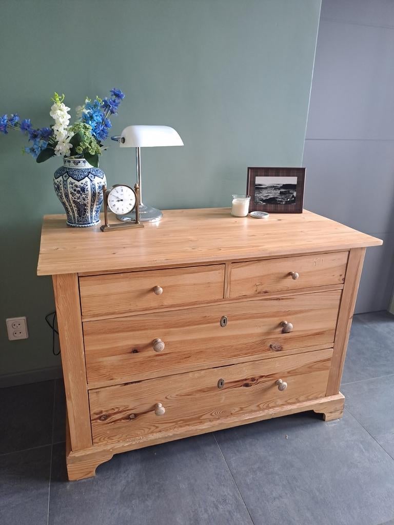 Grenen ladekast, Huis en Inrichting, Kasten | Ladekasten, Ophalen, 25 tot 50 cm, 50 tot 100 cm, Minder dan 100 cm