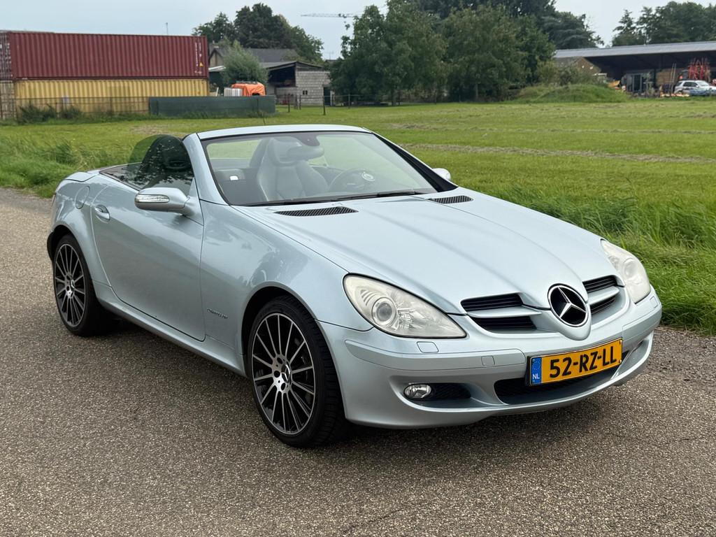 Mercedes-Benz SLK-klasse 200 K AUT APK 11-2026 Leder Airco 1, Auto's, Automaat, Achterwielaandrijving, Gebruikt, Zwart