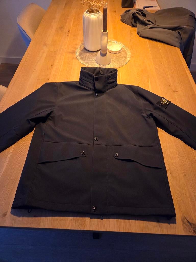 Stone Island Soft Shell Navy Blue maat S, Blauw, Ophalen of Verzenden, Maat 46 (S) of kleiner, Stone Island