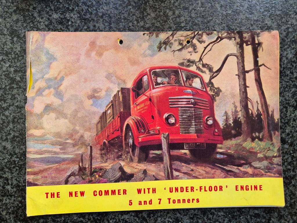 Commer Trucks Brochure Folders 8 stuks, Ophalen of Verzenden, Zo goed als nieuw, Overige merken
