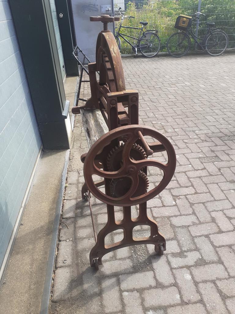 Ouwe wringer mangel, Antiek en Kunst, Curiosa en Brocante, Ophalen of Verzenden