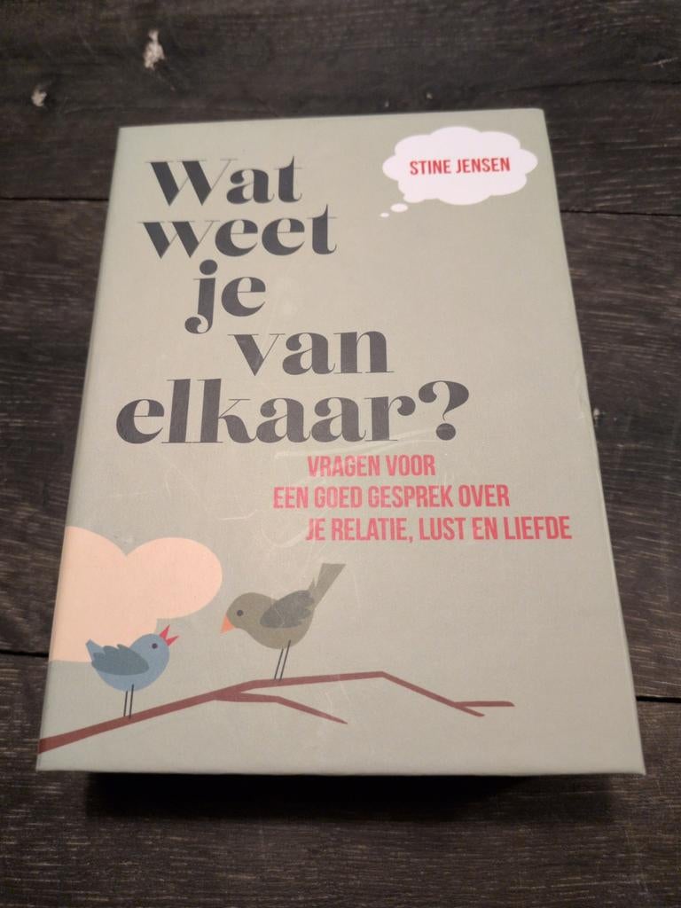 Wat weet je van elkaar? Stine Jensen, Ophalen of Verzenden