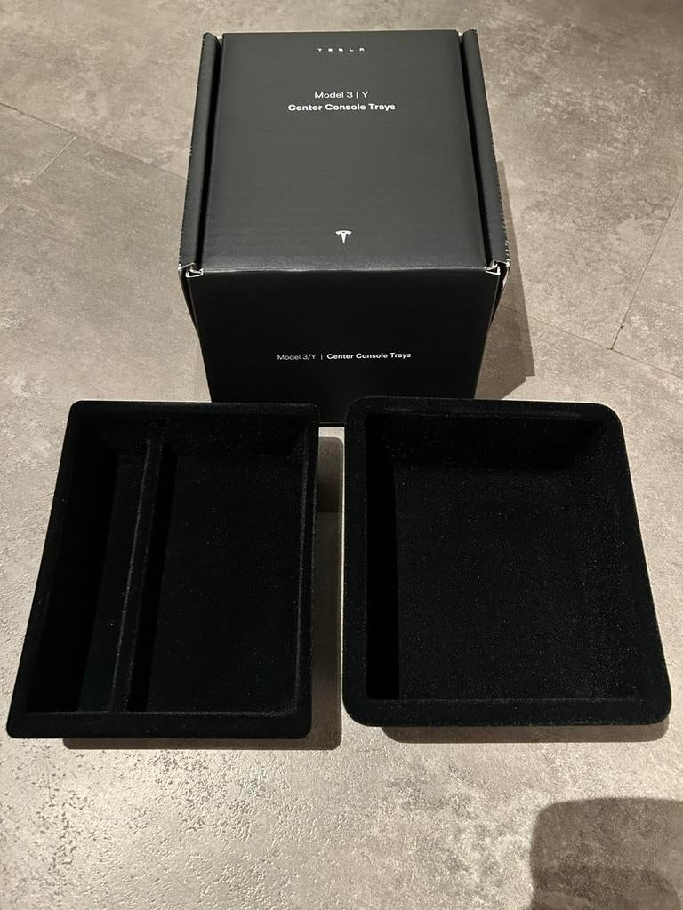 Tesla Model 3/Y Middenconsole Opbergbakjes Set, Ophalen of Verzenden, Nieuw