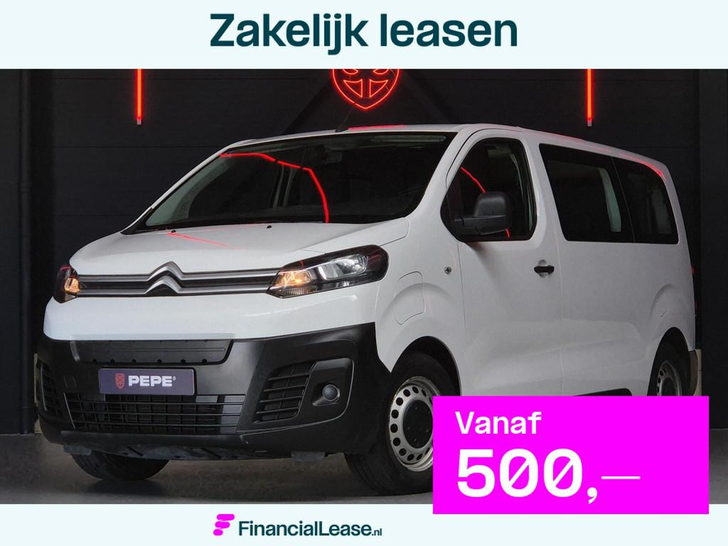 Citroen ë-Jumpy M 75kWh |9-PERSOONS|PANORAMA|APP|CRUISE, 330 km, Gebruikt, Overige carrosserieën, Wit