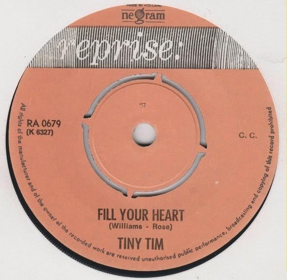 Tiny Tim - Tip-Toe Thru' The Tulips With Me (Single), Ophalen of Verzenden, Gebruikt, Single