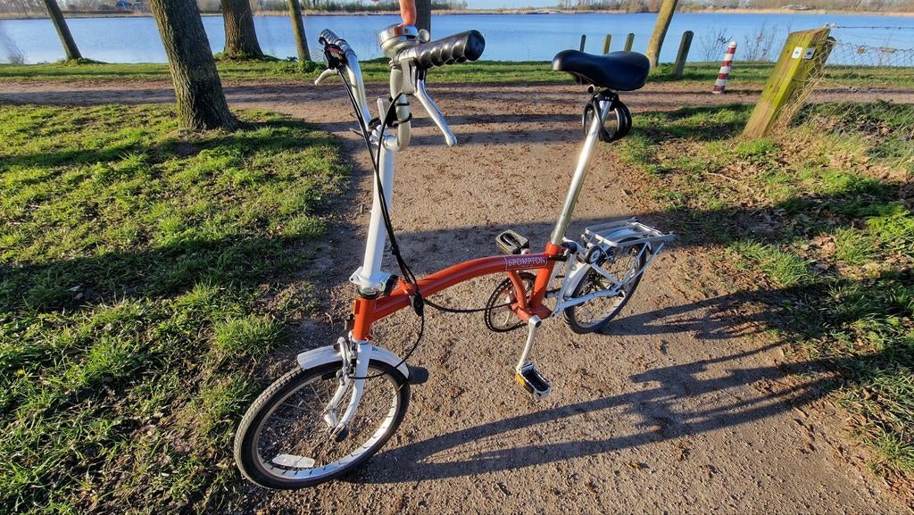 Brompton vouwfiets, Minder dan 10 versnellingen, Gebruikt, Ophalen of Verzenden, 47 tot 51 cm