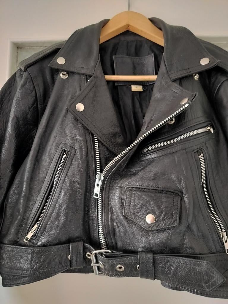 Prachtige dames motorjas maat L zgan, Verzenden, Tweedehands, Dames, Jas | leer