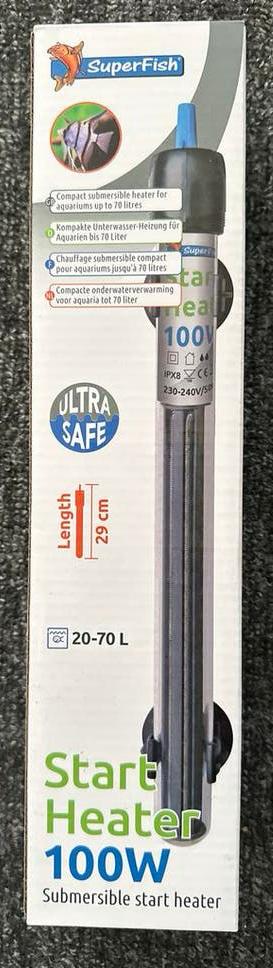 SuperFish 100W Aquarium Verwarming, Dieren en Toebehoren, Vissen | Aquaria en Toebehoren, Ophalen of Verzenden, Verwarming, Nieuw