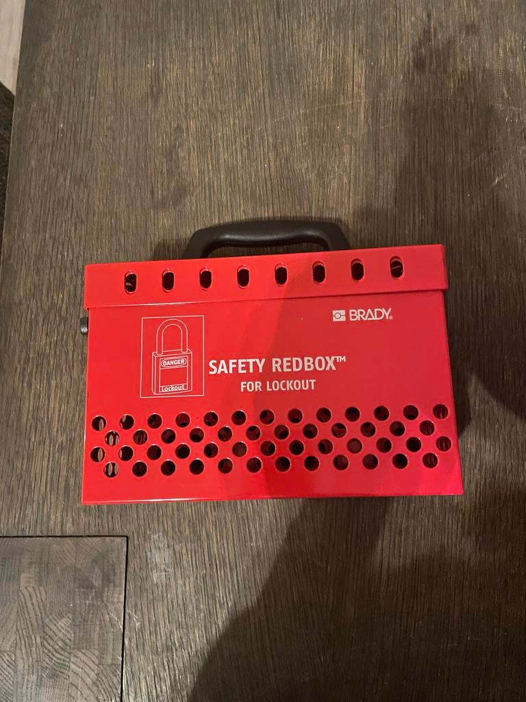 Brady Safety Redbox voor Lockout - Veiligheidsbox, Ophalen of Verzenden, Zo goed als nieuw