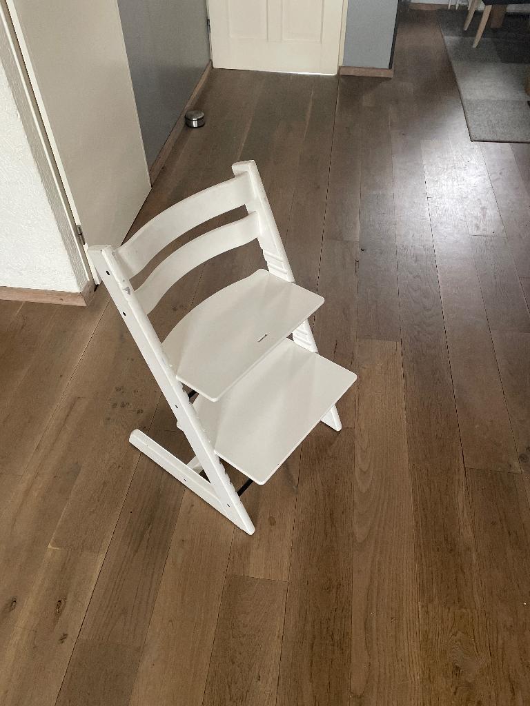 Stokke trip trap, Huis en Inrichting, Ophalen, Gebruikt, Wit, Eén